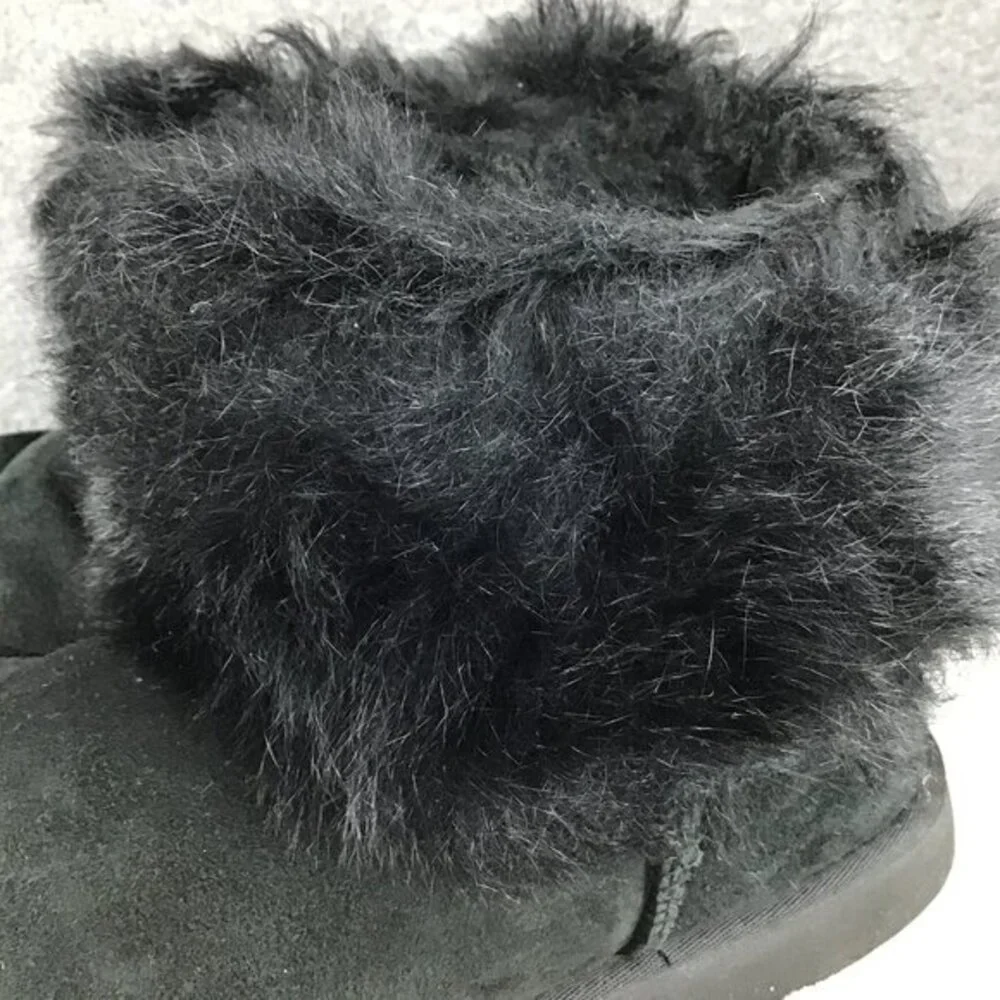 UGG Monster Ankle Hairy Women's Short Suede Boots Size 10‎